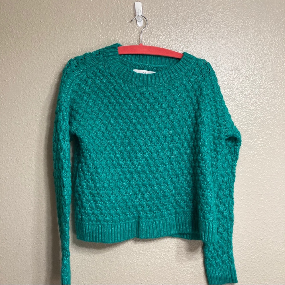 LOFT Emerald Green Sweater New w/o Tags